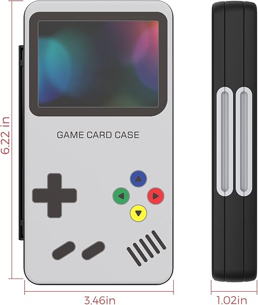 HEIYING Étui pour Cartes de Jeu pour Nintendo Switch 2 / Switch OLED,Boîte de Rangement Portable avec 48 Emplacements pour Cartes de Jeu et 24 Emplacements pour Cartes Micro SD - 5