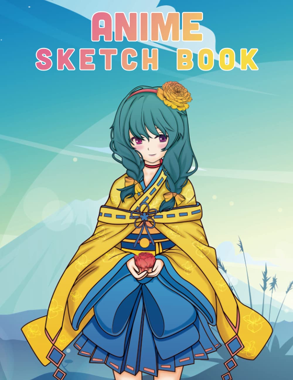 Blank Anime Sketchbook Book: Create Your Own Manga & Anime: Softcover Blank Paper Sketch Pad for Drawing, Sketching or Comic Art - 55 different templates - 8.5"x11"