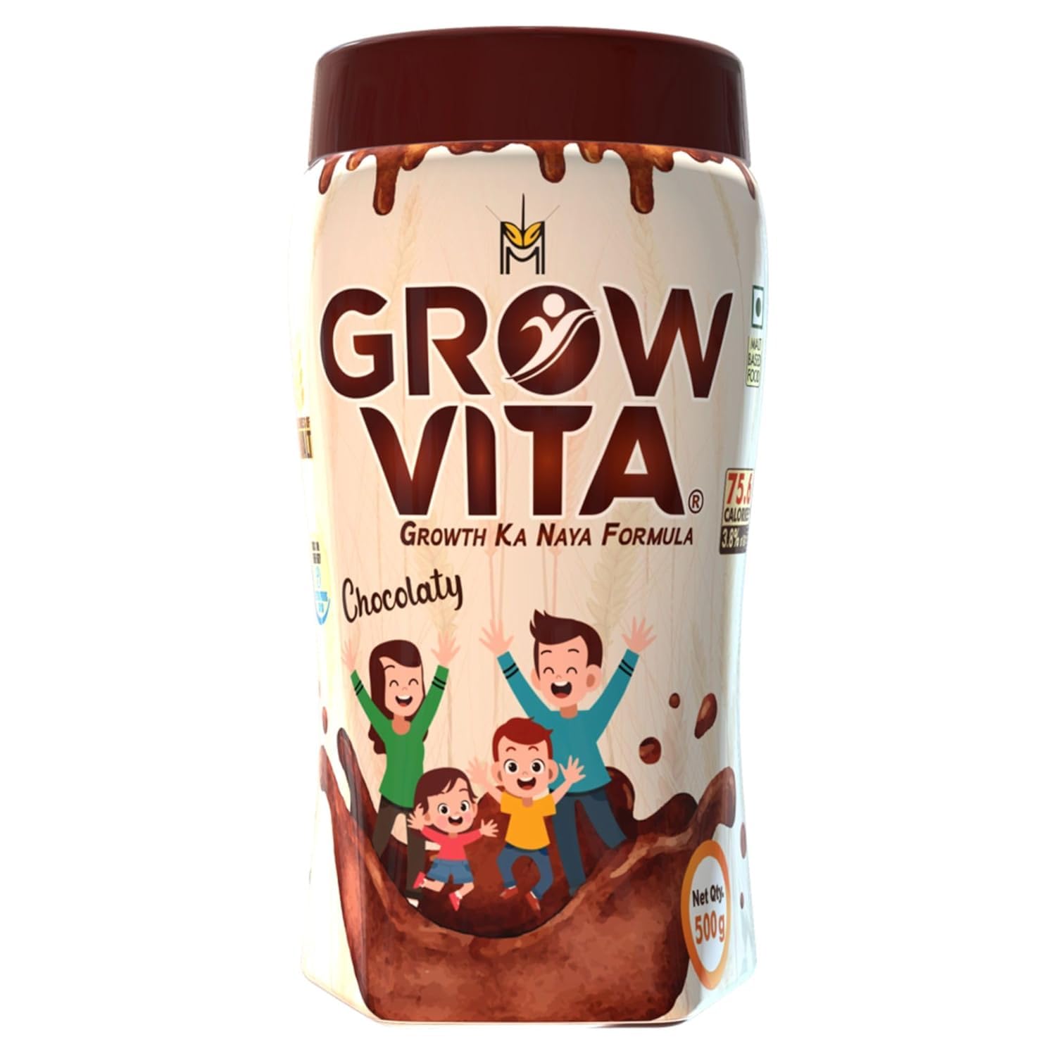 Nutritious Cocoa Malt Milk Food Drink with Essential Vitamins & Minerals | Tasty Nutritious Drink for Kids 2+ & Family | Energy Boosting & Immunity Support (500g)