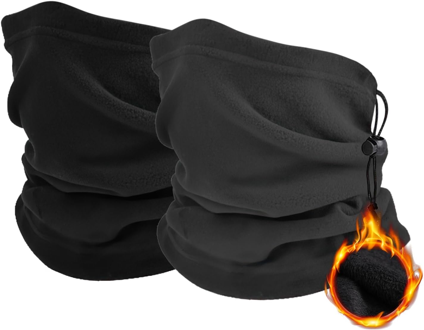2 Pack Winter Neck Gaiter Warmer, Ski Windproof Face Scarf Adjustable Reusable Face Covering for Men Women Skiing Hiking 2 Pack Winter Neck Gaiter Warmer, Ski Windproof Face Scarf Adjustable Reusable Face Covering for Men Women Skiing Hiking