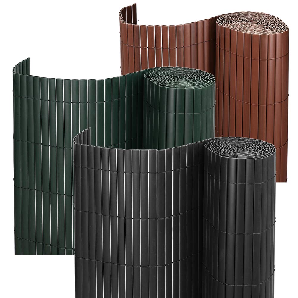 Warmiehomy PVC Garden Privacy Screening 1.5m High, Artificial Bamboo Fence Screening, Weatherproof Garden Screening, Outdoor Fence Privacy Screen for Garden, Balcony, Terrace(Green, 1.5x5m) — image 1