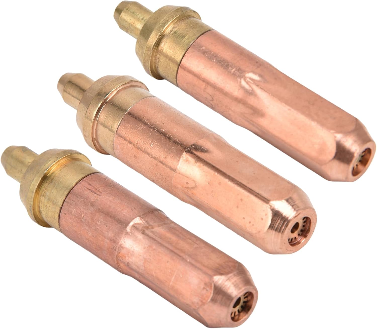 2 Sets Gas Cutting Tips, Cutting Tips Oxygen Gas Welding Nozzles for Oxyfuel Cutting Machines Compatible