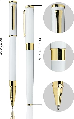 Miniatura 5 de Bolígrafo de lujo, línea de recambio negro, ancho de 0.020 in, el mejor regalo de bolígrafo de oficina para hombres y mujeres, ejecutivo