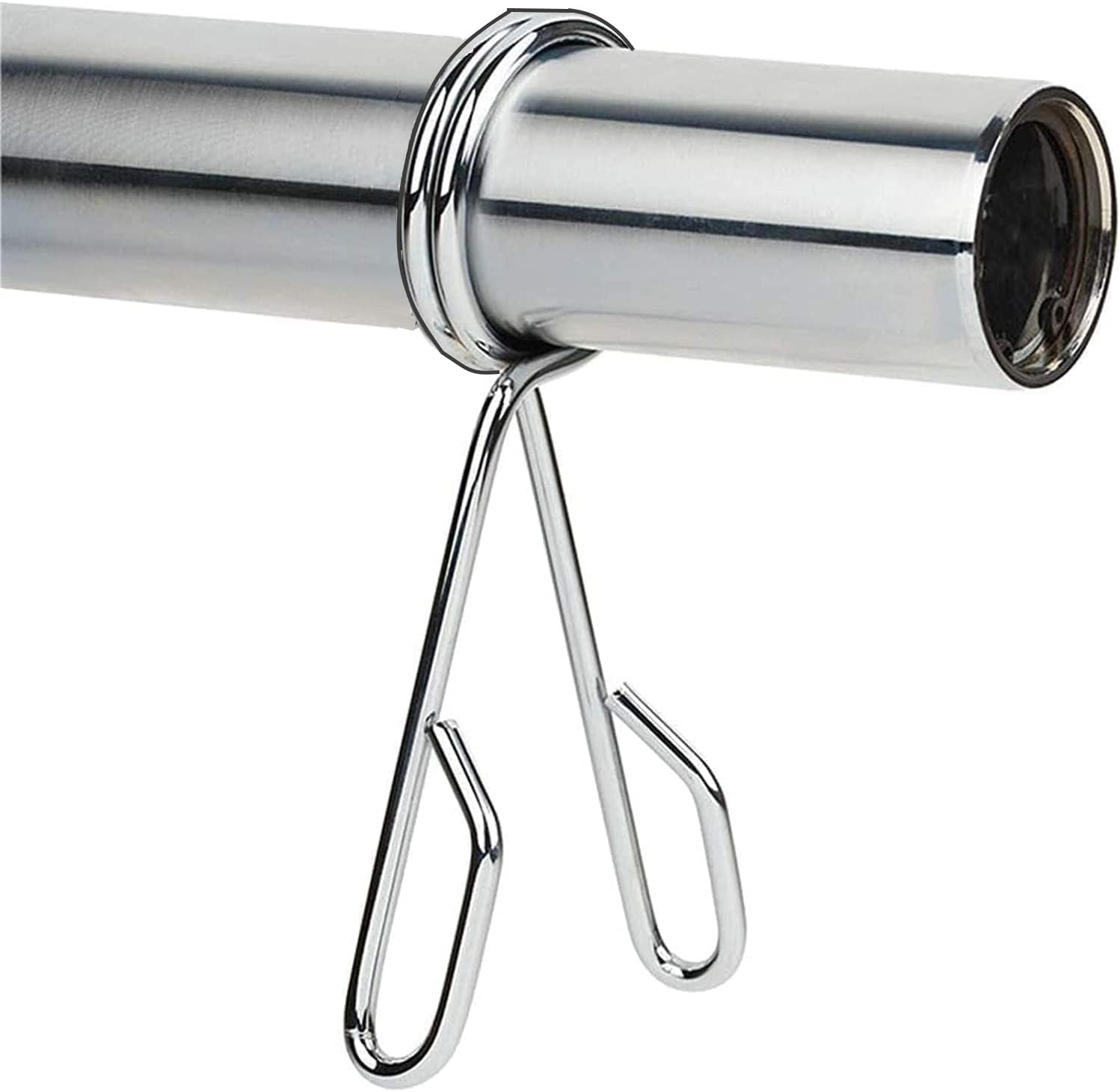 FFitness 4 Pezzi Ferma Dischi 25mm Chiusure Manubrio Bilanciere Lock Morsetto Bloccaggio Pinze per Manubri Serrature a Molla