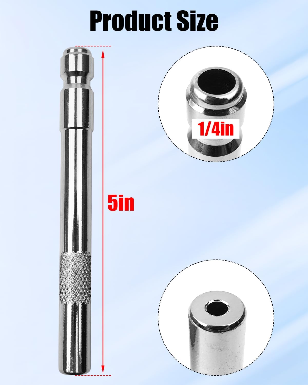 Pressure Washer Long Range Chemical Nozzle Pressure Washing Shooter Tip Power Washer, 2000-6000 PSI Pressure Washing, 50 FT, 1/4’’ Quick Connect, Hot & Cold Water High-Pressure Cleaning Tools