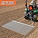 ATSARIUM Heavy Duty Durable Drag Mat Steel Mesh Field Surface Leveling Drag Mat for Manual or Vehicle Pulling ATV/UTV and Tractors (4 x 3 ft)