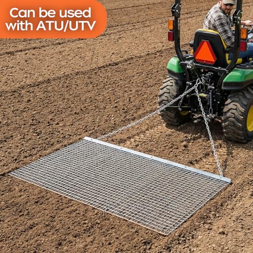 ATSARIUM 4 x 3 ft Heavy Duty Durable Drag Mat Steel Mesh Field Surface Leveling Drag Mat for Manual or Vehicle Pulling ATV/UTV and Tractors by ATSARIUM - Image 5