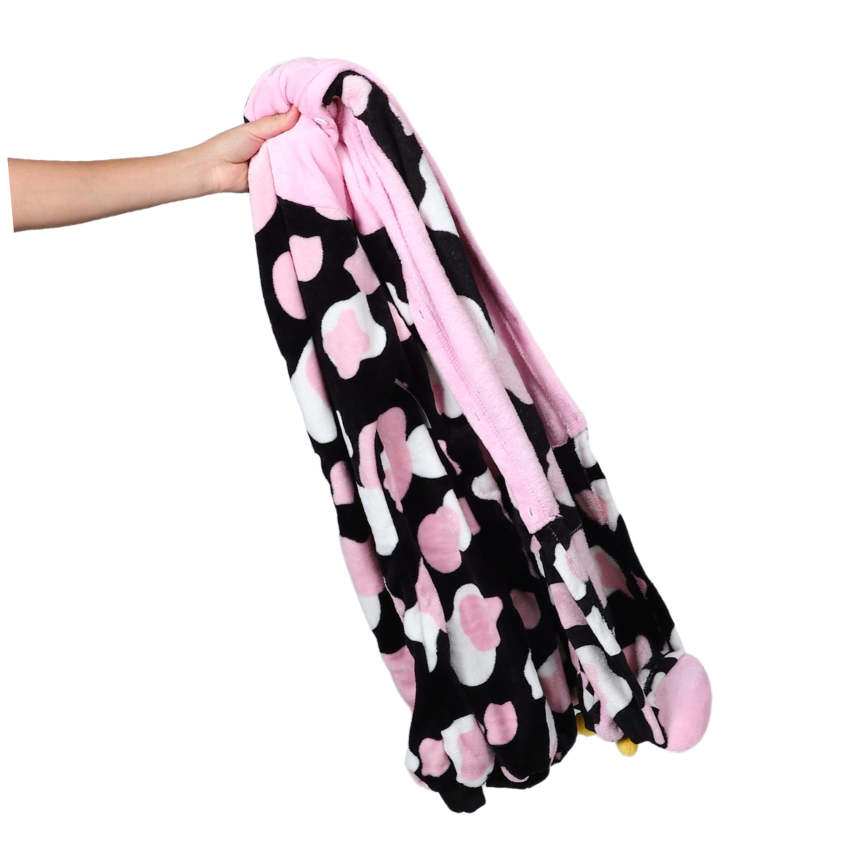 Pijama Entero Unisex de Grueso Disfraz Halloween Cosplay Vacuno Animal para Hombre Mujer