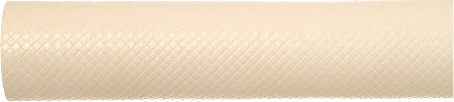 Con-Tact Brand Non-Adhesive Vinyl Embossed Shelf Liner, Almond Diamonds, 12" x 5'