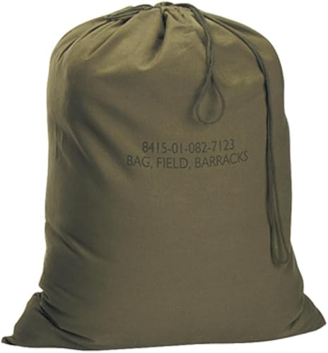 Miniatura 4 de Rothco Bolsa de lona para barracas, bolsa de lona de algodón multifuncional, ideal para el gimnasio, viajes, lavandería y más, color verde oliva, 30
