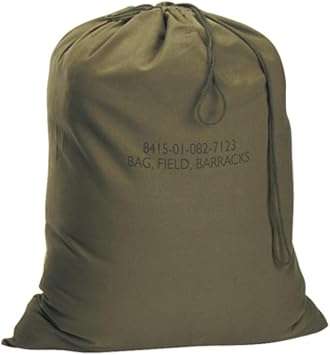Rothco Canvas Barracks Bag Rugged Multi-Functional Gym Travel Laundry Drawstring Sack
