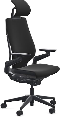 Steelcase Gesture Office Chair with Head Rest - Ergonomic Work Chair with Wheels