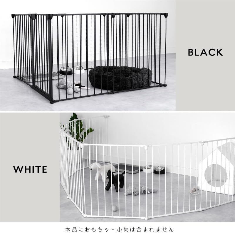 Amazon | abaskdesign ペットサークル 60cm以上 【バリアフリー】6面 8