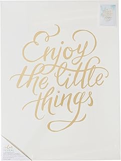 American Crafts Crate Paper Watercolor Panel Color Reveal 18 x 24 Inch Enjoy The Little Things