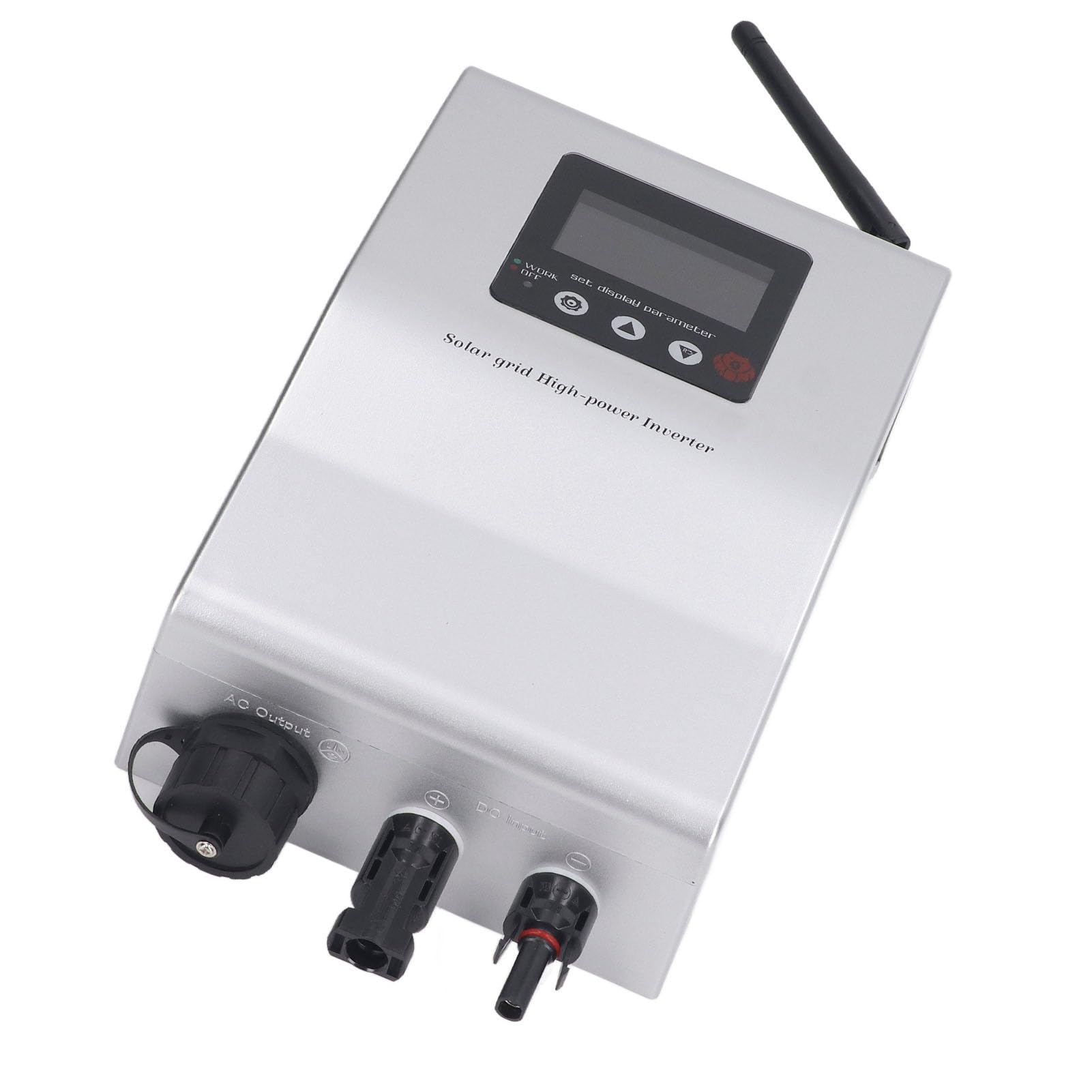 Generic Inverter Solare con Collegamento Alla Rete, Inverter Fotovoltaico MPPT Design Impilabile Spina UE Ad Alta Efficienza 110 V 220 V per di Generazione Fotovoltaica (800 W)