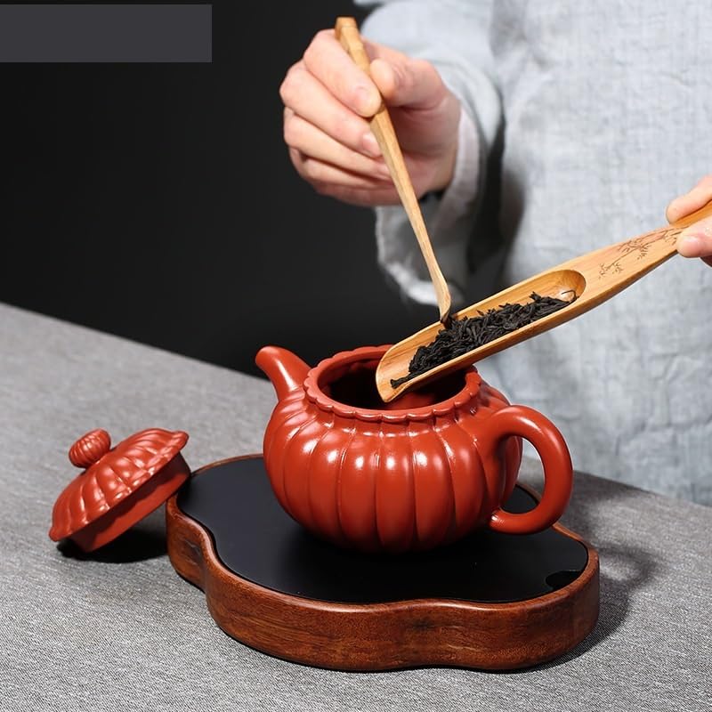 Czajnik z fioletowej gliny 300 ml, ręcznie robiony, retro, domowy, chiński czajniczek, zestaw do herbaty, herbata liściasta, ceramiczny czajnik