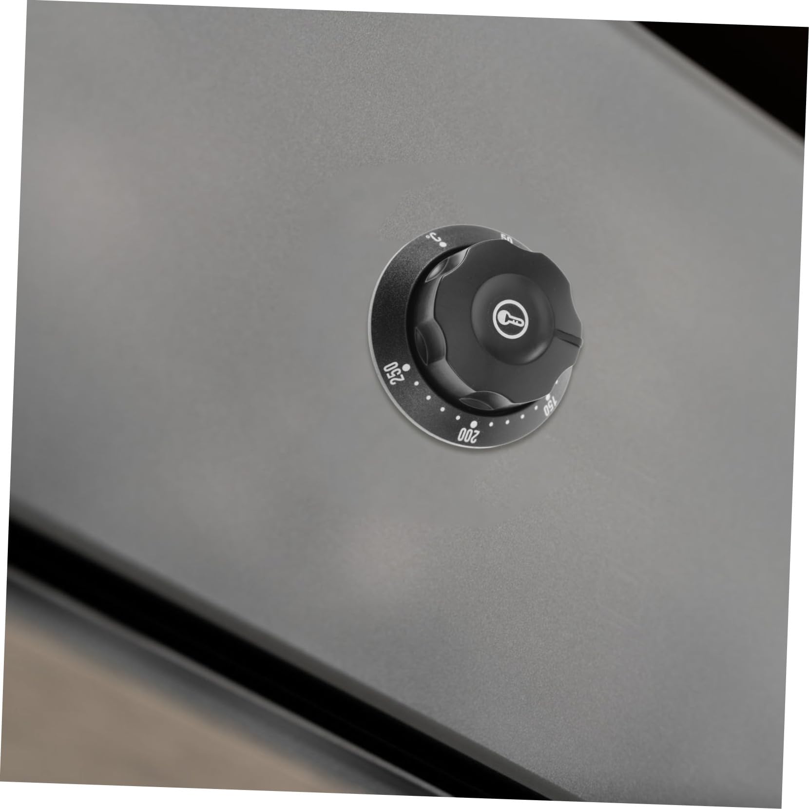 Perilla Termostato Horno Negra Plástico, Dial 50-250℃ Freidoras | Repuesto para Hornos Eléctricos, Escala 50-250℃, Cocción Precisa y Seguridad Control de Temperatura