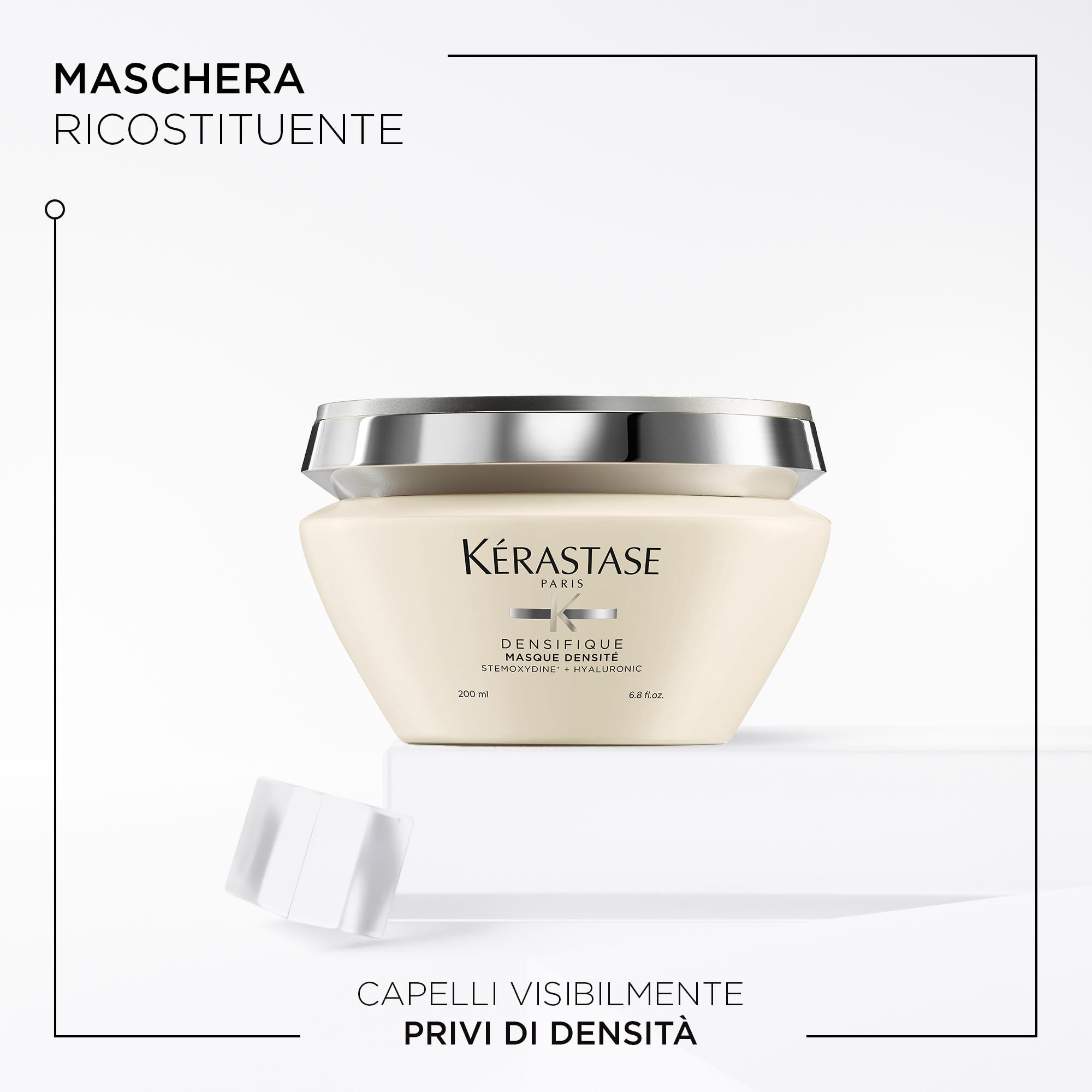 Kérastase, Densifique Femme, Maschera Rimpolpante & Ridensificante, Per Capelli Fini & Sottili, Densité, 200 ml