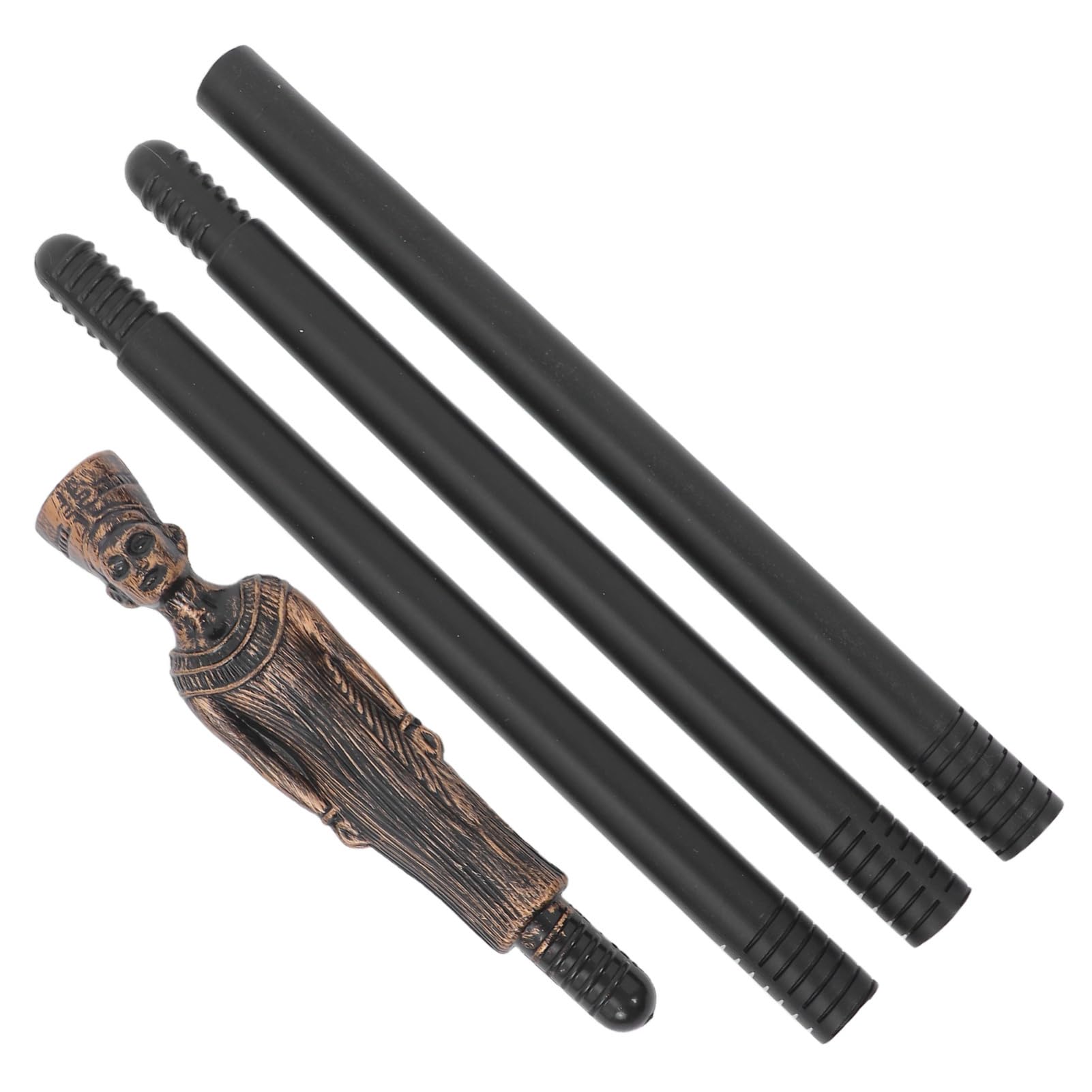 SAFIGLE Plastic Staff Prop for Themed Parties Safe Shepherd Staff for Cosplay and Costume Dress Up Accessories Easy Storage Design