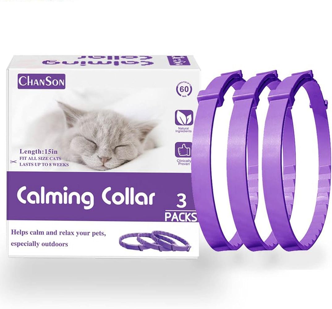Pack Calming Collars For Cats, Anxiety Relief Cat, 56 OFF