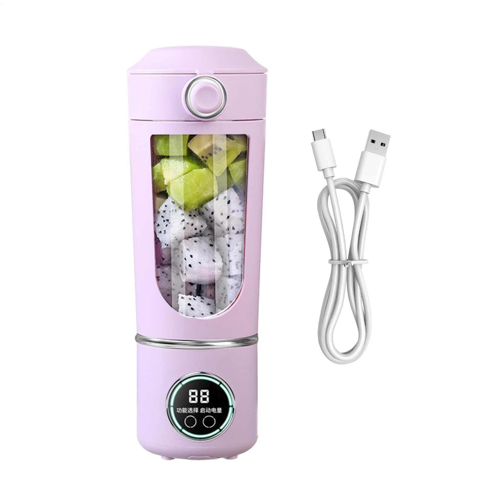 Batidora Personal Portátil 700ml Batidora Compacta Inalámbrica para Fruta