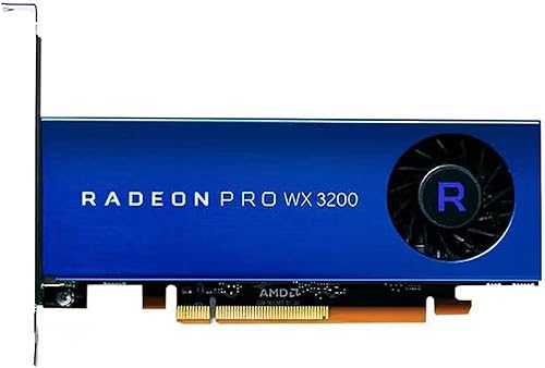 BestParts Nueva tarjeta gráfica AMD Radeon PRO WX 3200 4GB GDDR5 para servidor IPC de escritorio