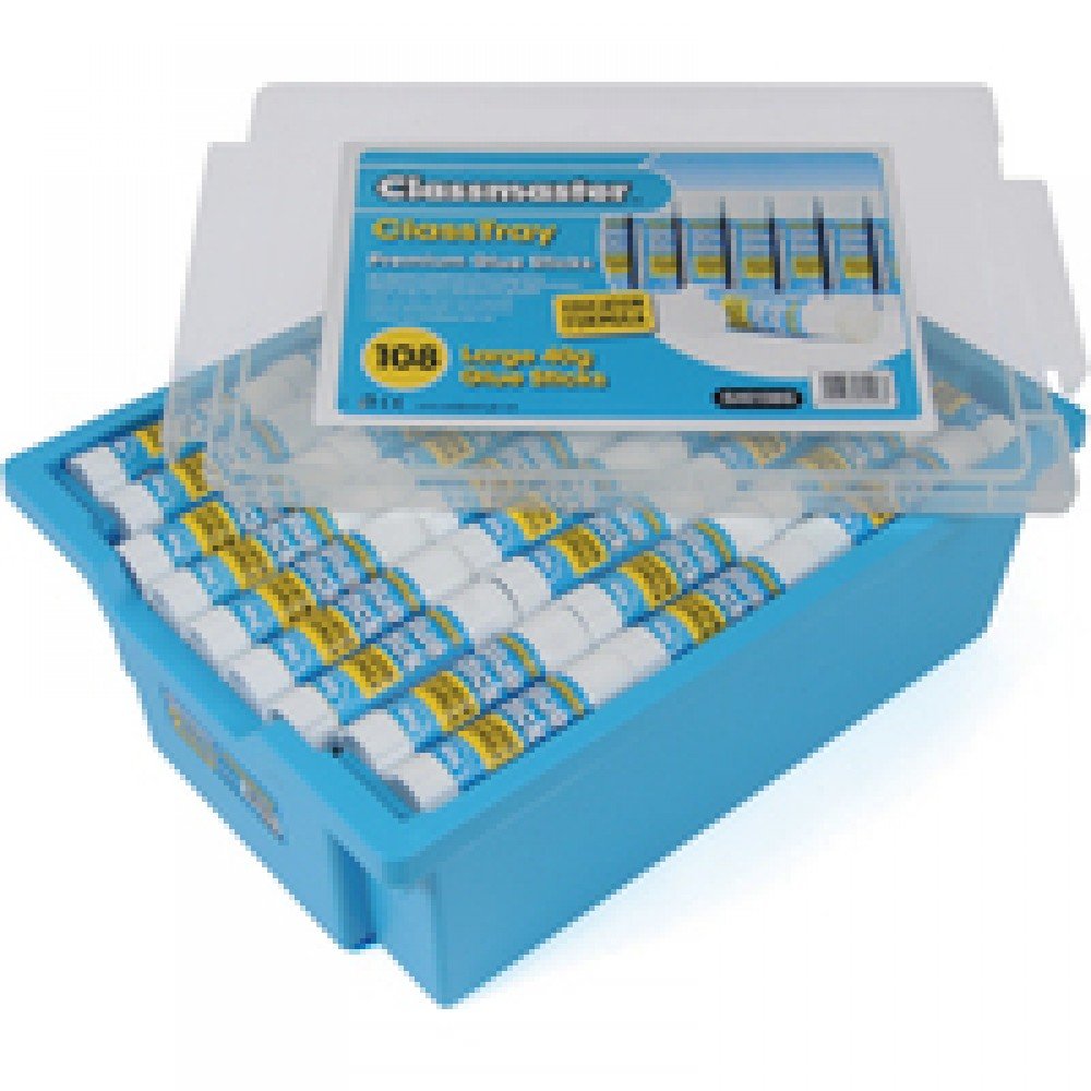 Classmaster Premium PVP Glue Stick 40g in Deep Gratnells Tray Acid