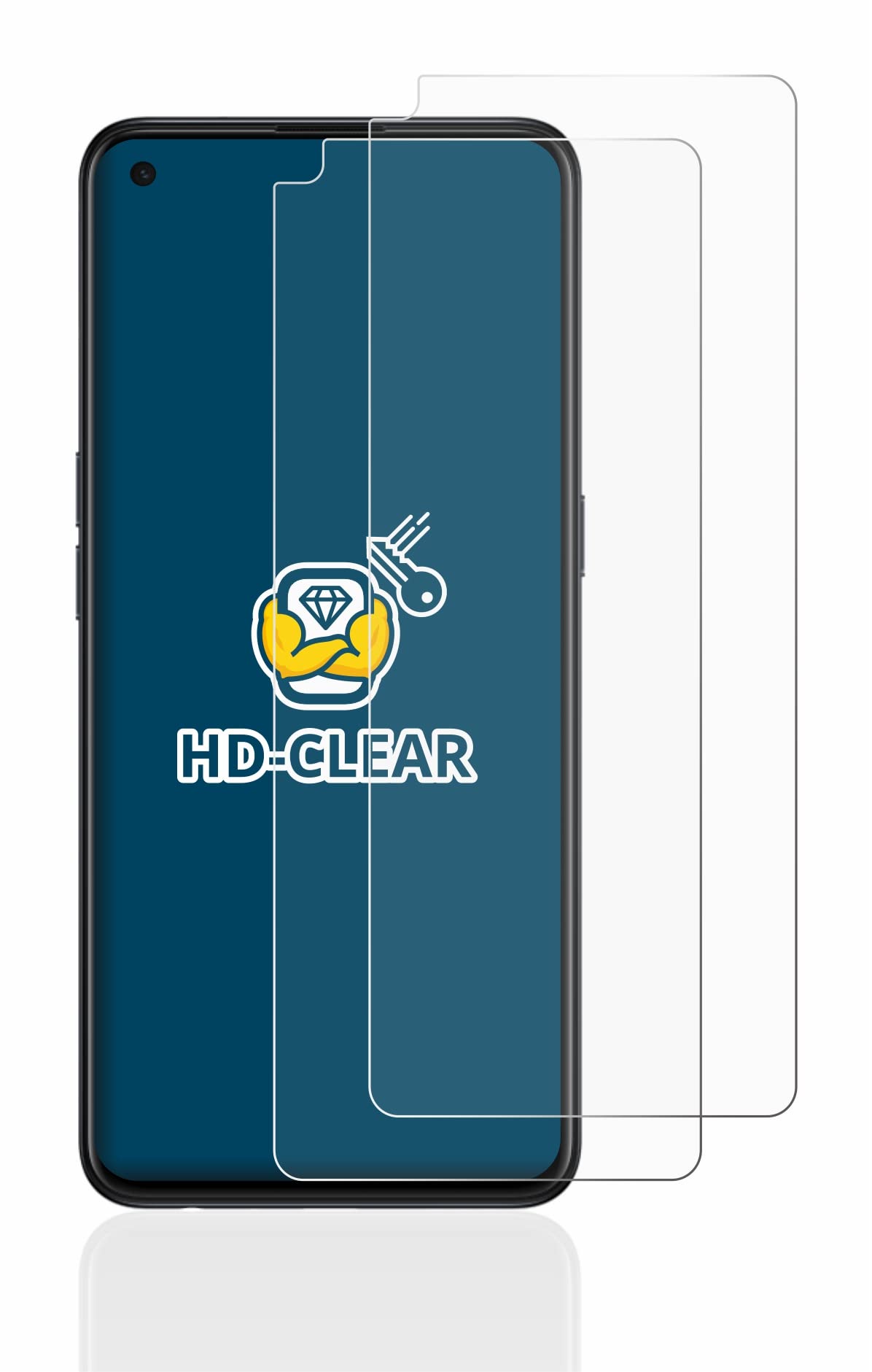 3 Pezzi BROTECT AirGlass Pellicola In Vetro Per Oppo Find X3 Pro 3841346