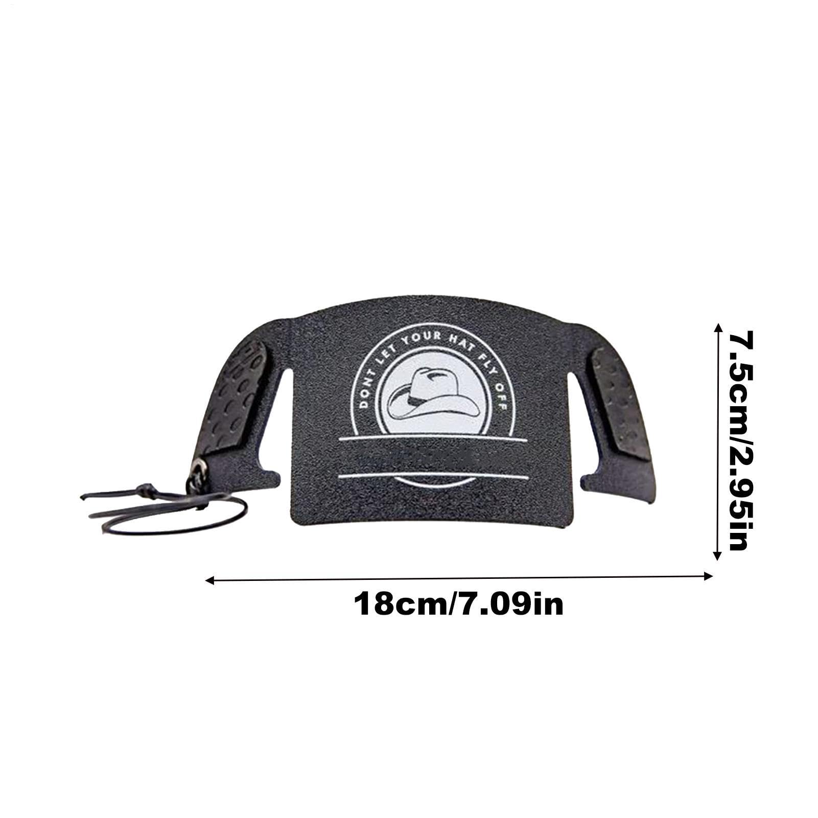 Cinturino per cappello da cowboy, portachiavi leggero regolabile | Clip regolabile per cappello da uomo unisex, equitazione, sport quotidiani, fermacapelli, supporto per il giorno
