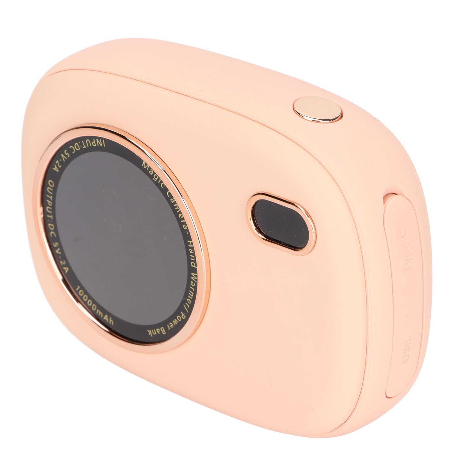 Scaldamani Incurvi, Scaldamani Ricaricabile 10.000 mAh con Display LED, Calore Durevole 8-12 ore, Giorni di Neve in Inverno, Campeggio, Ufficio Interno