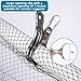 Adnee 21 Feet Round Pool Leaf Net Cover - Pool Safety Net with 12 Pcs Swimming Pool Cover Clips - Winter Cover Mesh Cover for 18FT Above Ground Pool, Keeps Leaves Out of Your Pool