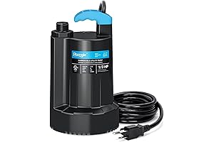 Submersible Thermoplastic Water Sump Pump with 2250 GPH