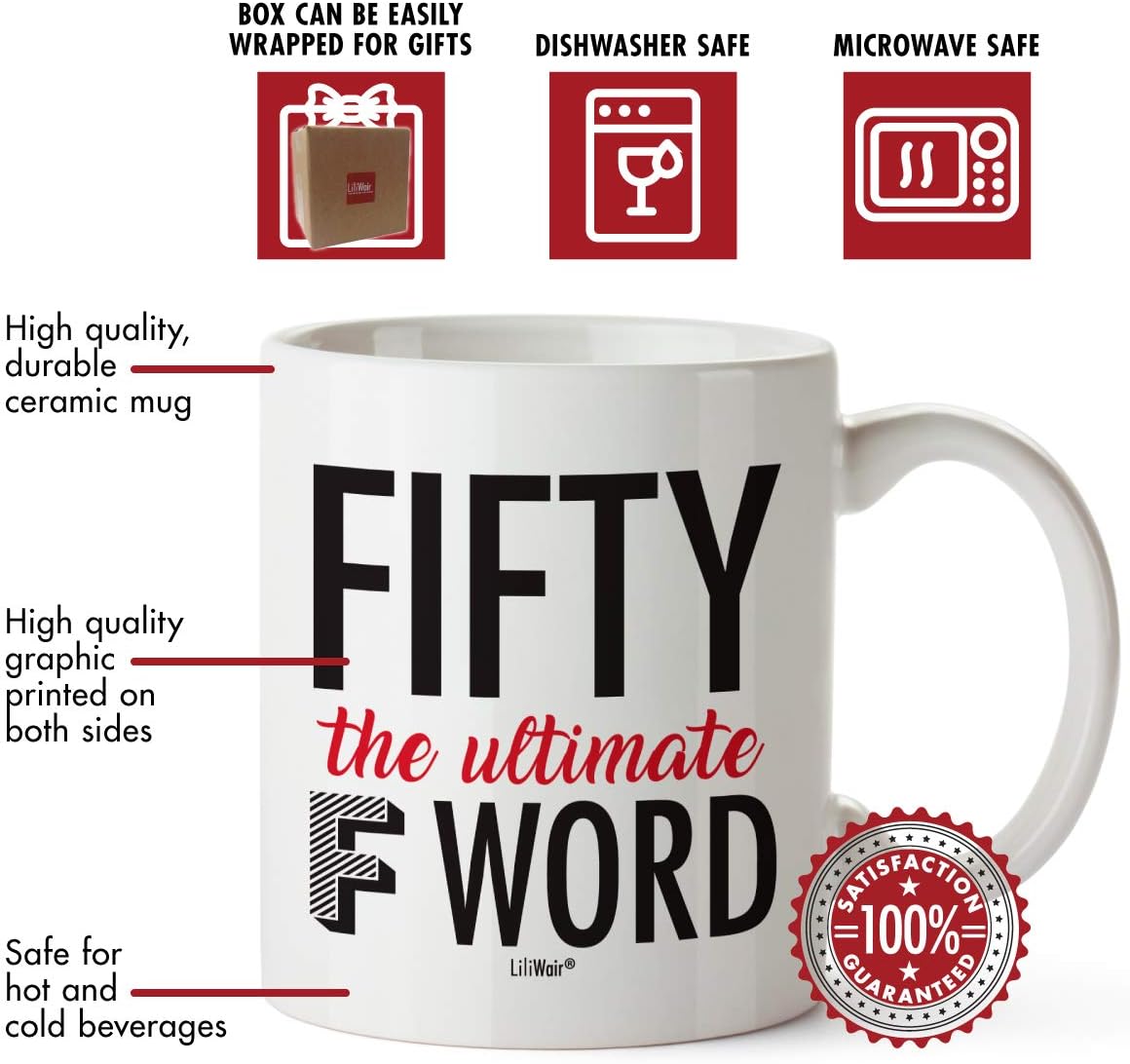Exсluѕіvе Dіѕсоunt 60% Prісе 50th Birthday Gifts For Women Fifty Years Old Men Gift Mug Happy Funny 50 Mens Womens Womans Wifes Female Man Best Friend 1972 Male Unique Mugs Ideas 72 Woman Wife Gag Dad Cute Girls Guys Good Husband