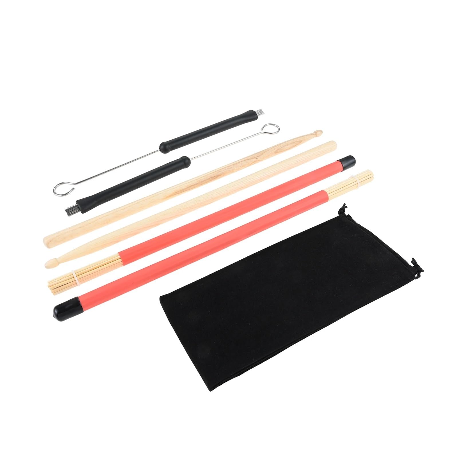 Jeu De Brosses For Baguettes De Tambour, Fil Machine En Érable 5A