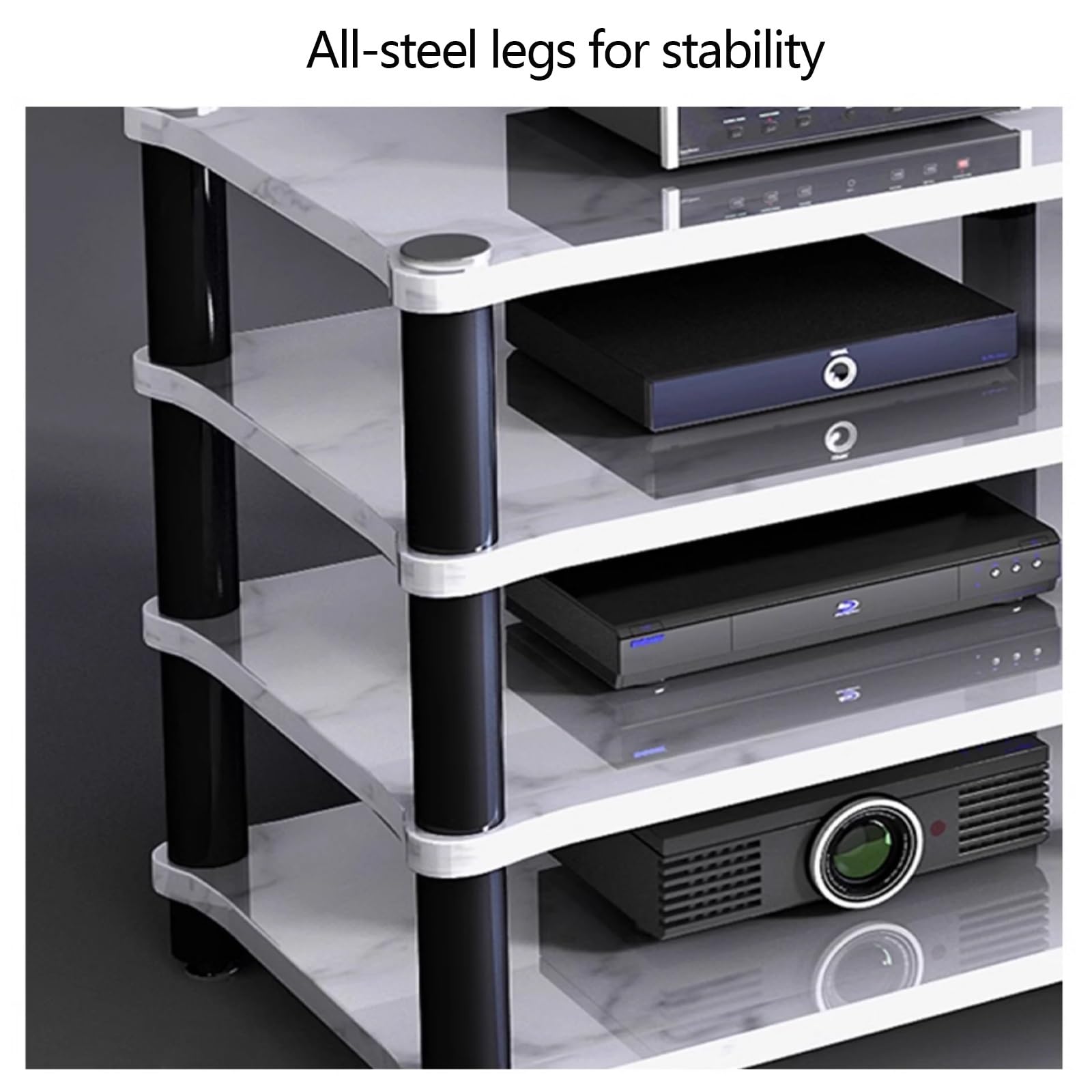 Moderno supporto per dischi in vinile, elegante armadietto per ufficio, soggiorno e studio di registrazione, nero, 120 x 48 x 54 cm, soluzione perfetta per gli amanti della musica