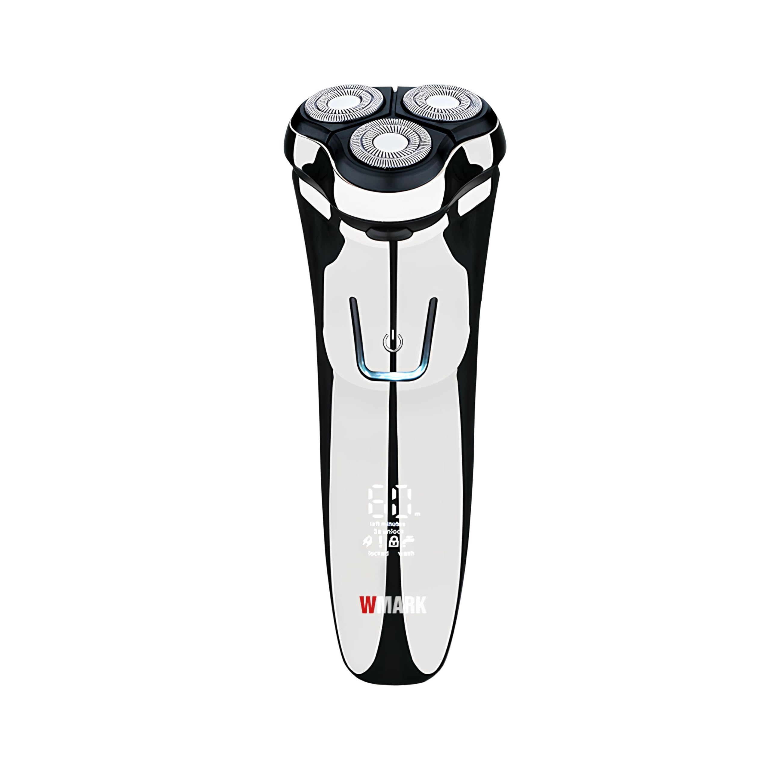 WMARK NG-992 Premium Cordless Rechargeable IPX6 Fully Waterproof 3 Head Electric Shaver Wet & Dry Rotary Shaver for Men with Magnetic Suction Super-Fast Charge 60 minutes Runtime LED Digital Display (B0CLJM4H51) Amazon Price History, Amazon Price Tracker