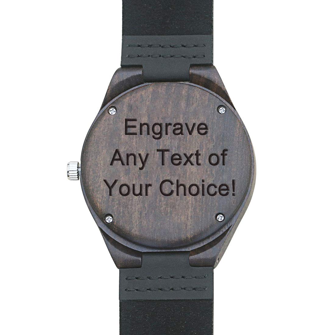 Relojes de madera grabados para hombres, reloj de madera natural, regalo personalizado para papá, hijo, marido, cumpleaños, boda, aniversario, graduación, regalo de Navidad, Correa