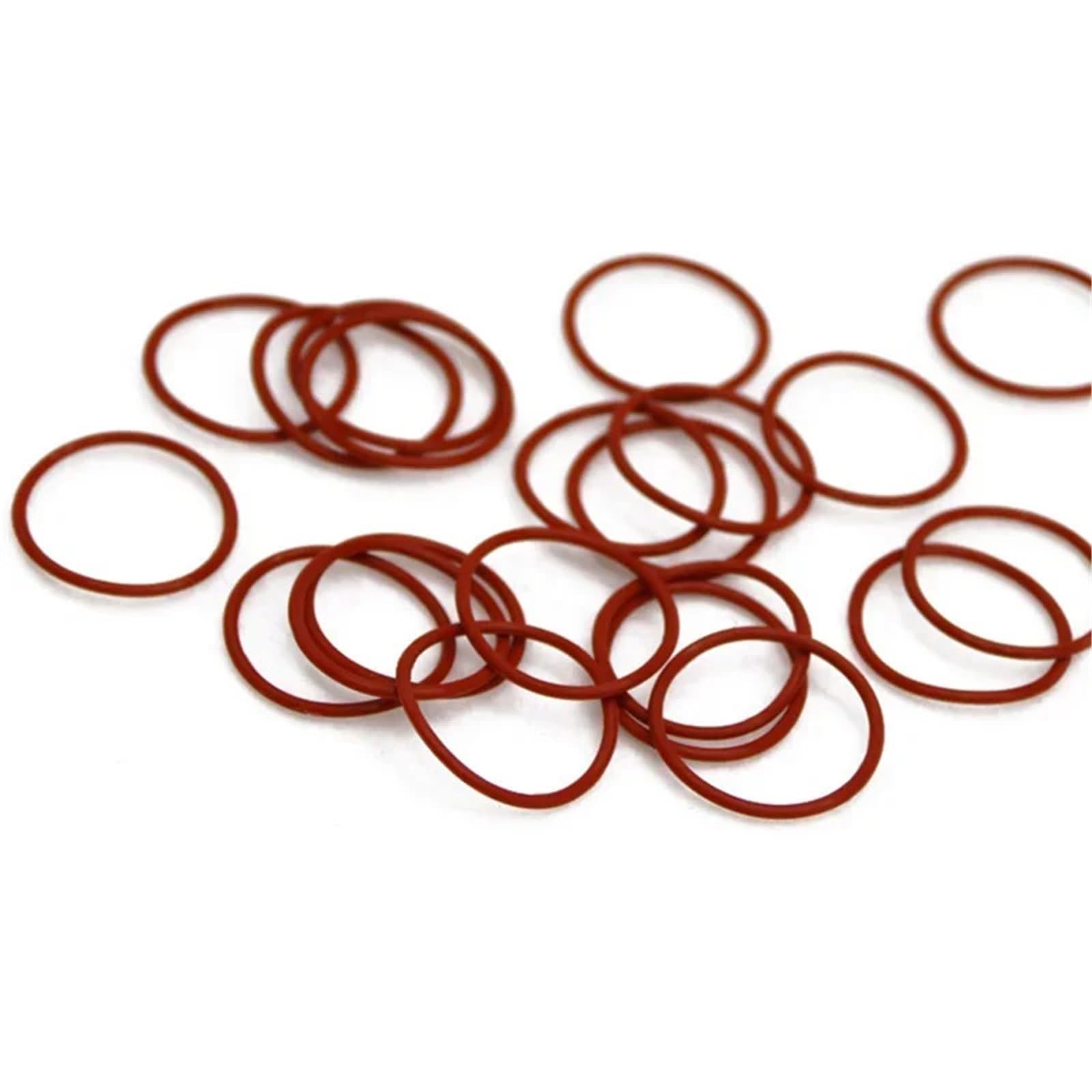 Junta de anillo silicona roja CS 4 mm tórica caucho O para fontanería, reparación(RED200pcs,OD 58mm ID 50mm)