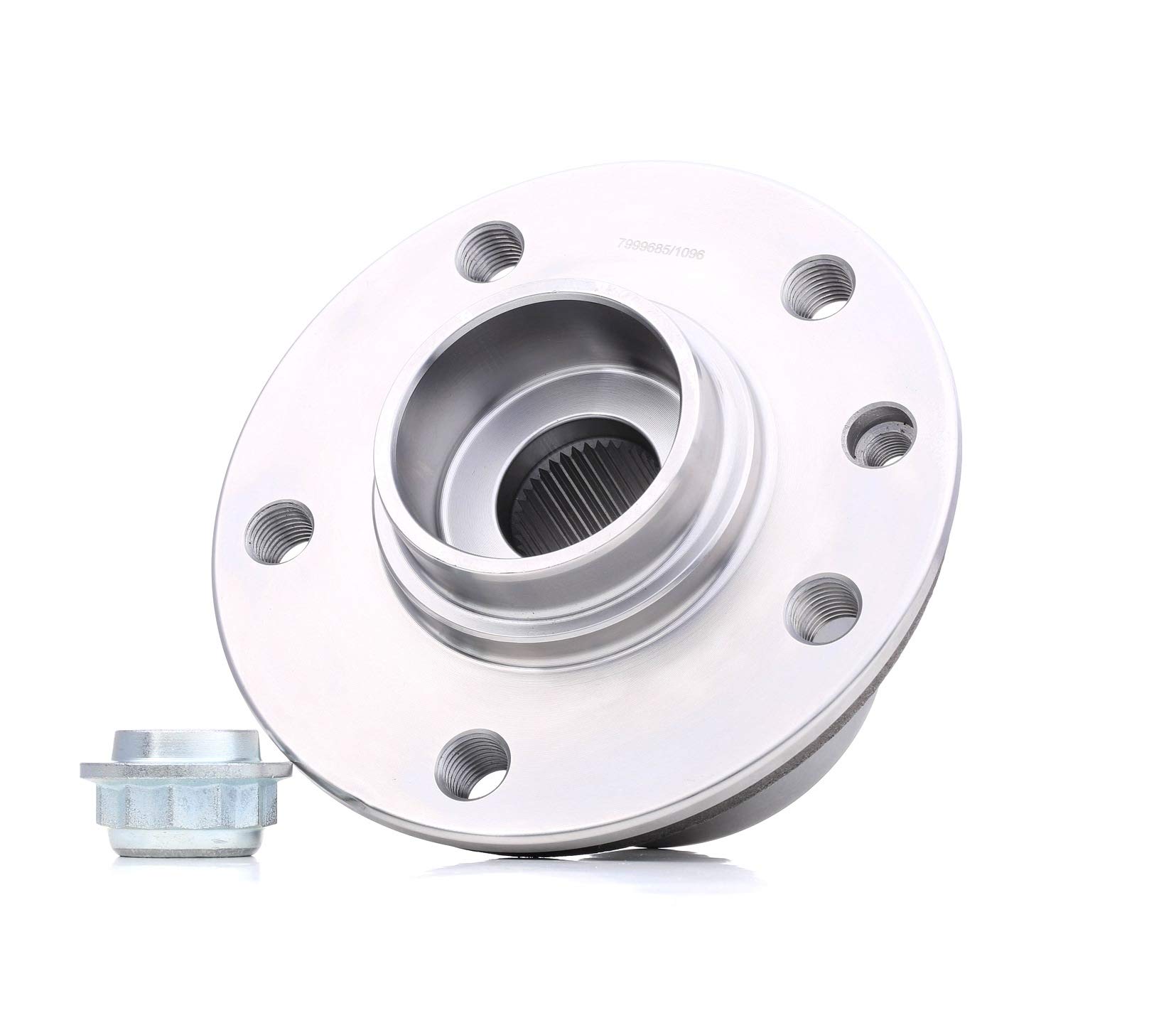 RIDEX 654W0124 Kit cuscinetto ruota Anteriore Posteriore con materiale di fissaggio/montaggio con cuscinetto ruota integrato con mozzo portaruota Compatibilità con VW