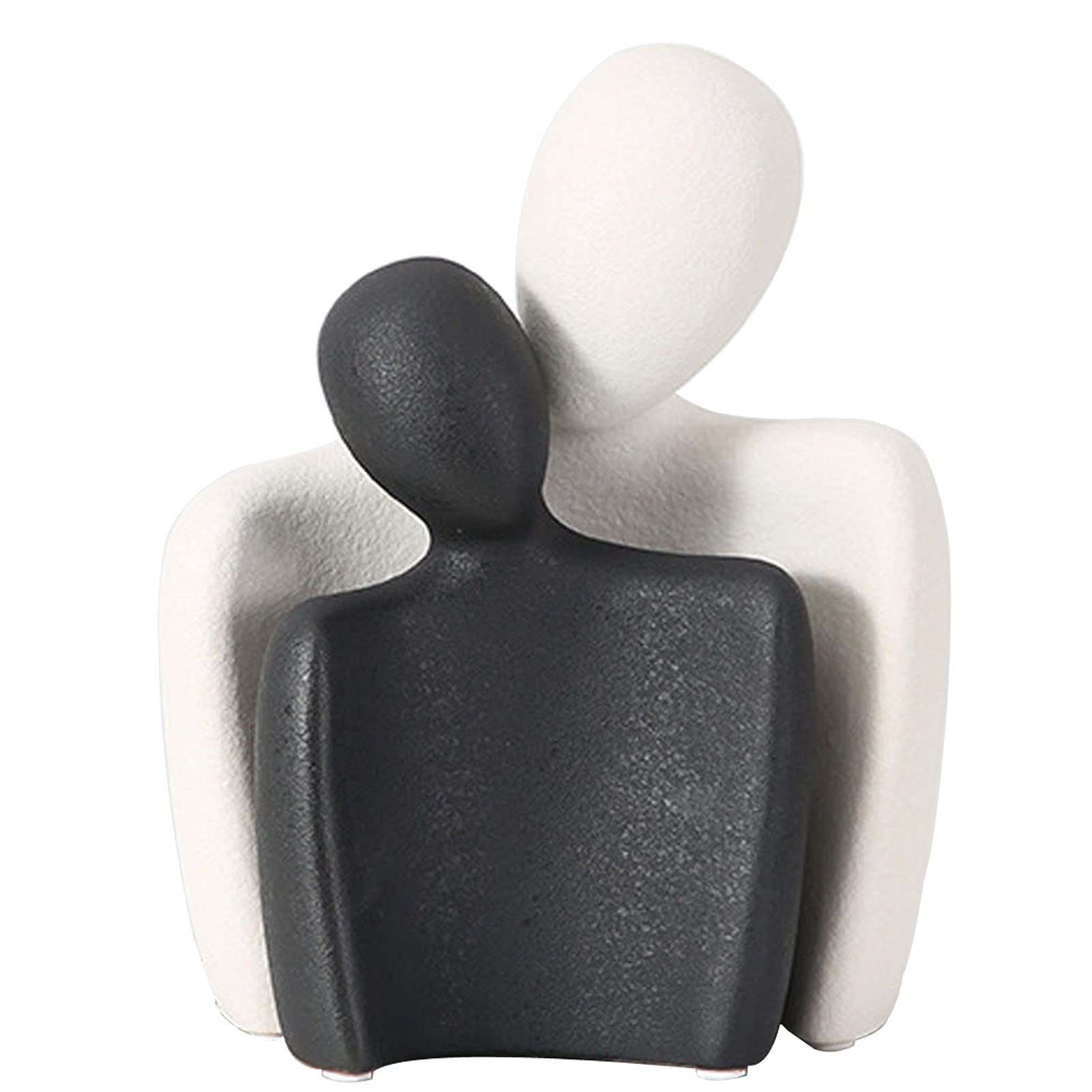 CNfhFRY statue， Romantic Couple Art Sculpture, Home Office Shelf Decoration Marriage Celebration(L)