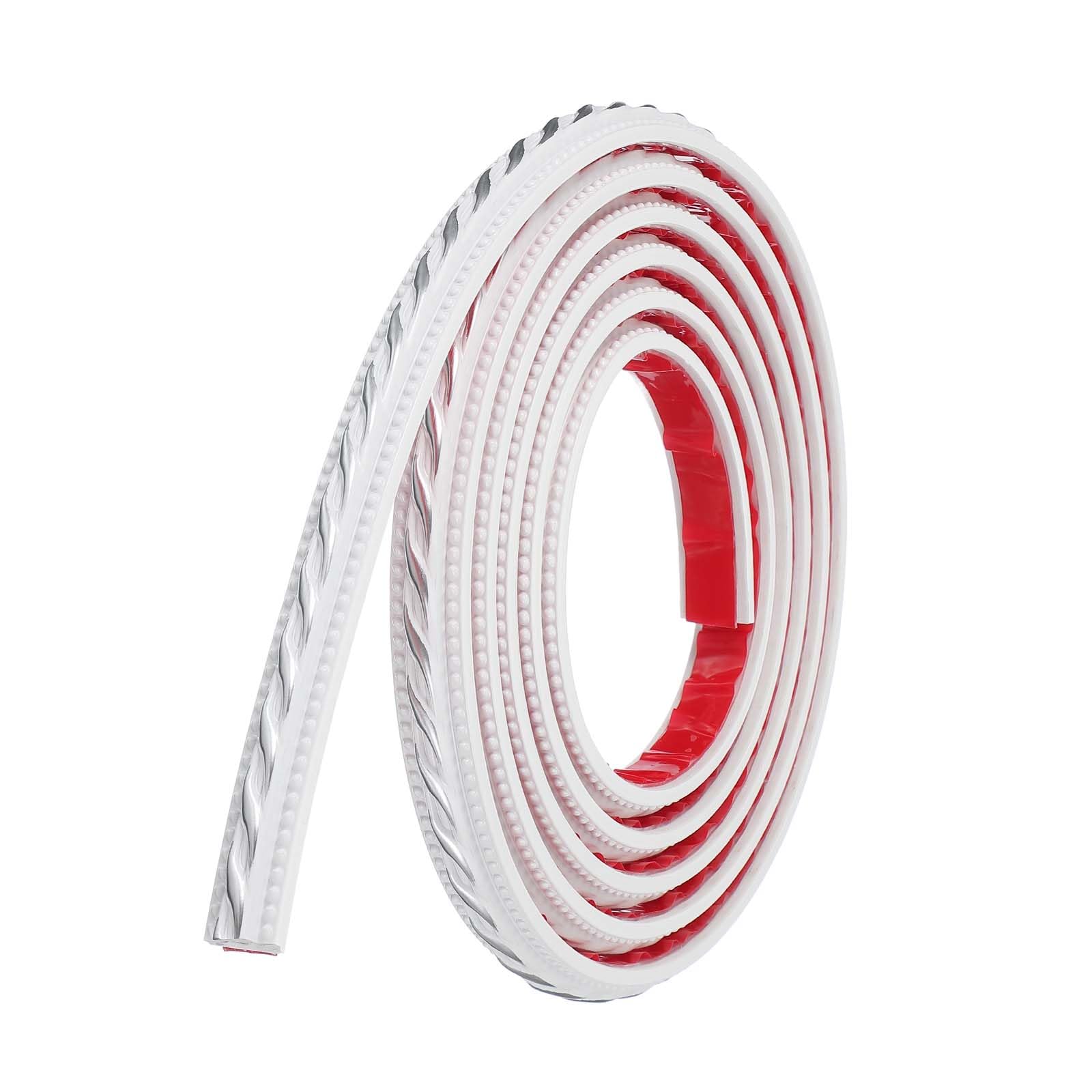 Moulure murale autocollante flexible pour masquer les fissures de plinthe