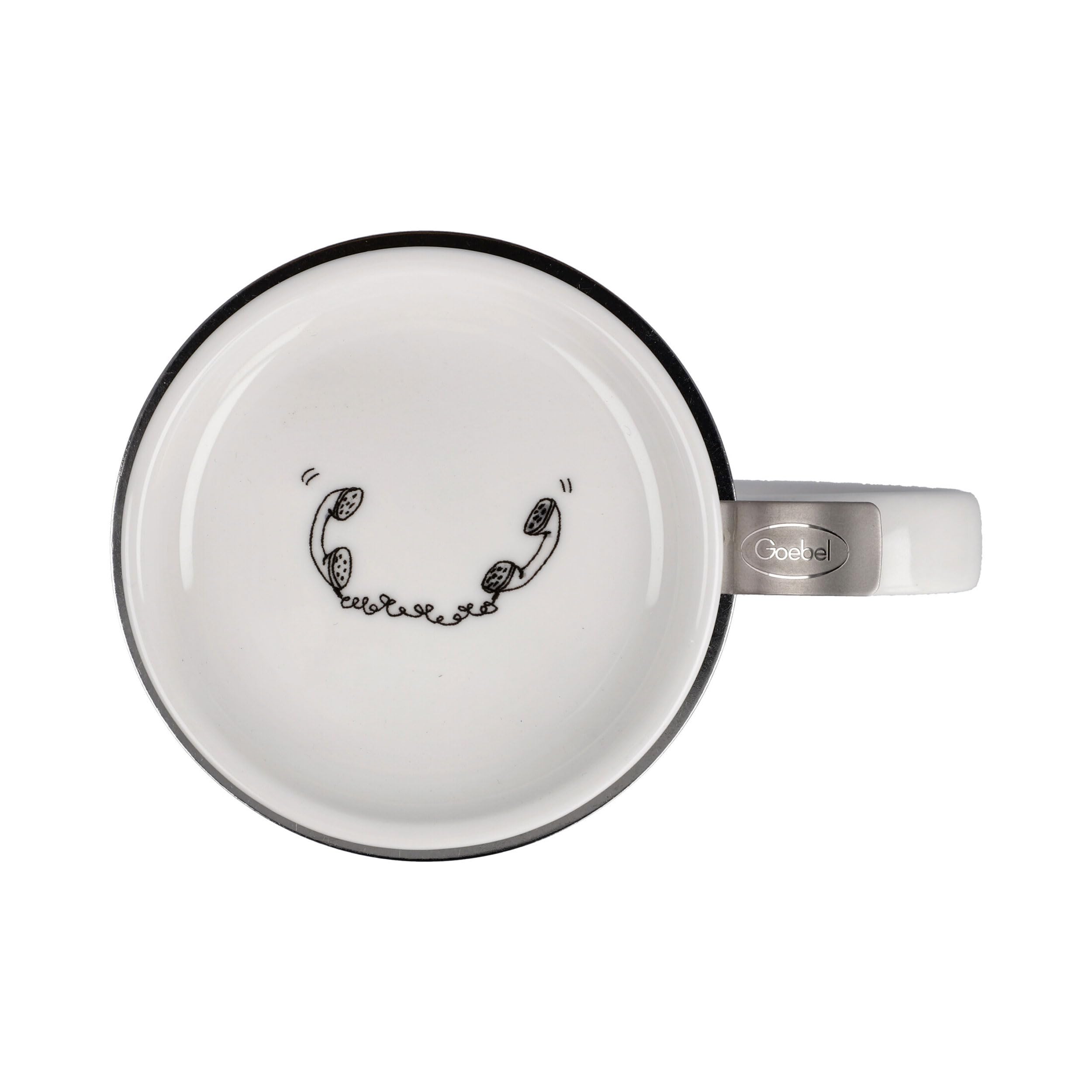 Goebel Teetasse mit Deckel und Sieb Barbara Freundlieb Ziemlich Beste Freundinnen aus Fine Bone China, Maße: 11,5cm x 8cm x 14cm, 27-001-24-1