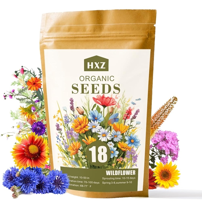 混合野花种子 - 多年生与一年生品种