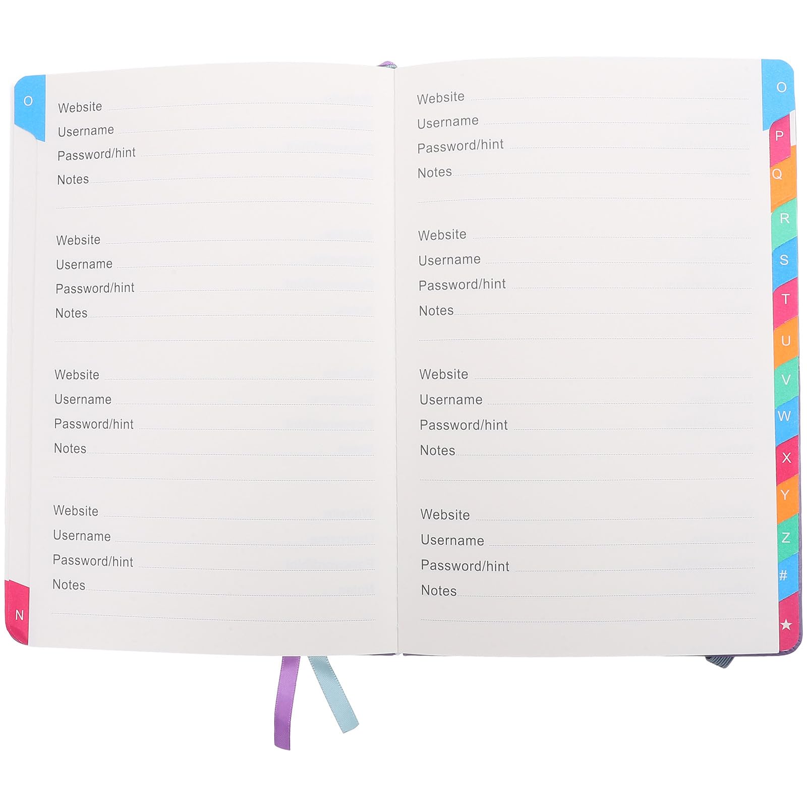 Kleines Passwort Notizbuch A5 mit Alphabetischen Registern für Homeoffice zur Sicheren Website Adressverwaltung aus Pu und Papier für Lange Nutzung