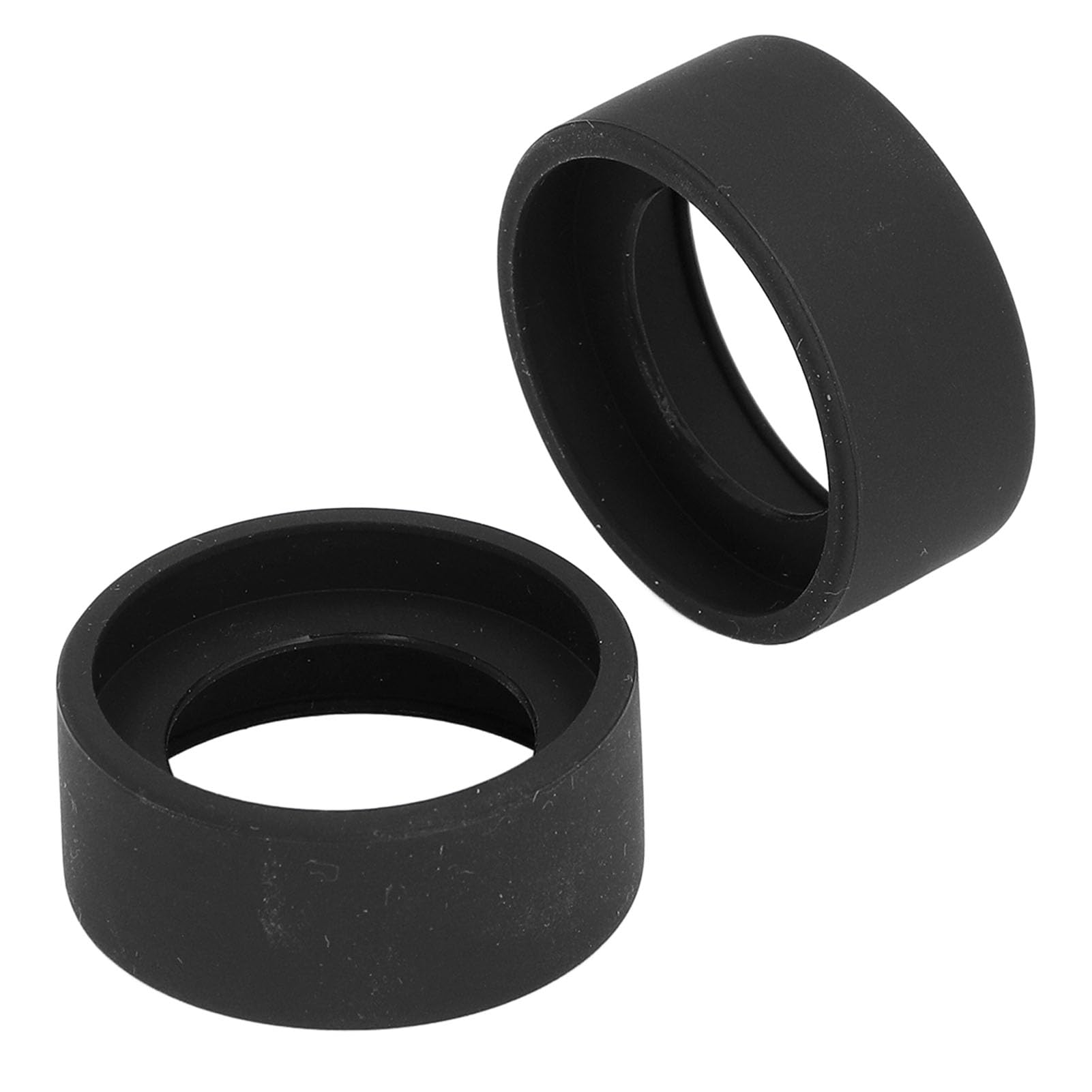 Eyepiece Cover 2PCS 44mm Diameter Rubber Stereo Microscope Eyepiece Eyeshields Flat Angle Eyepiece Guard for 40-42mm Interface