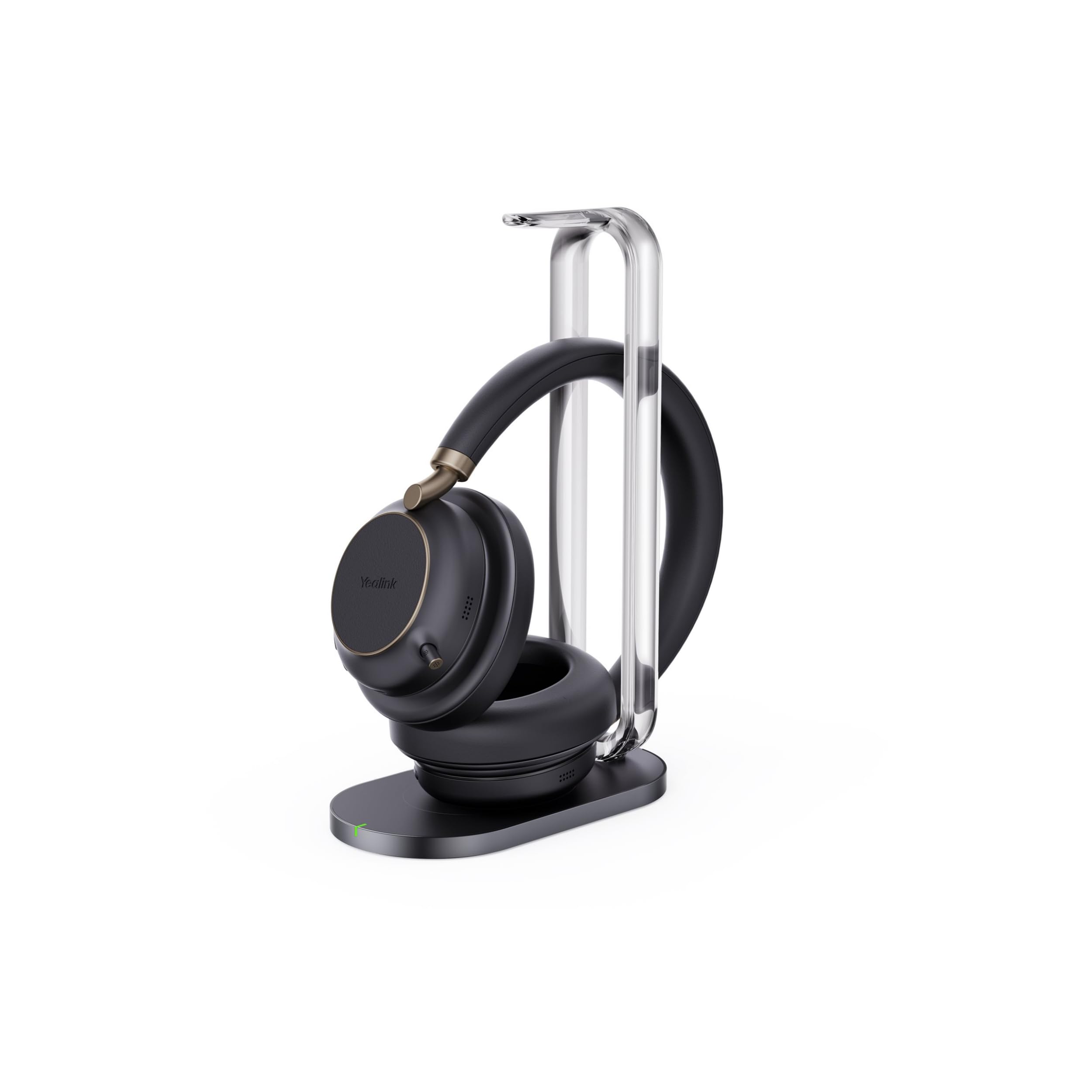 Yealink BH 76 Plus Teams Headset inkl. Ladeständer – Bluetooth, ANC, 40h Akkulaufzeit, USB-C/A, Schwarz