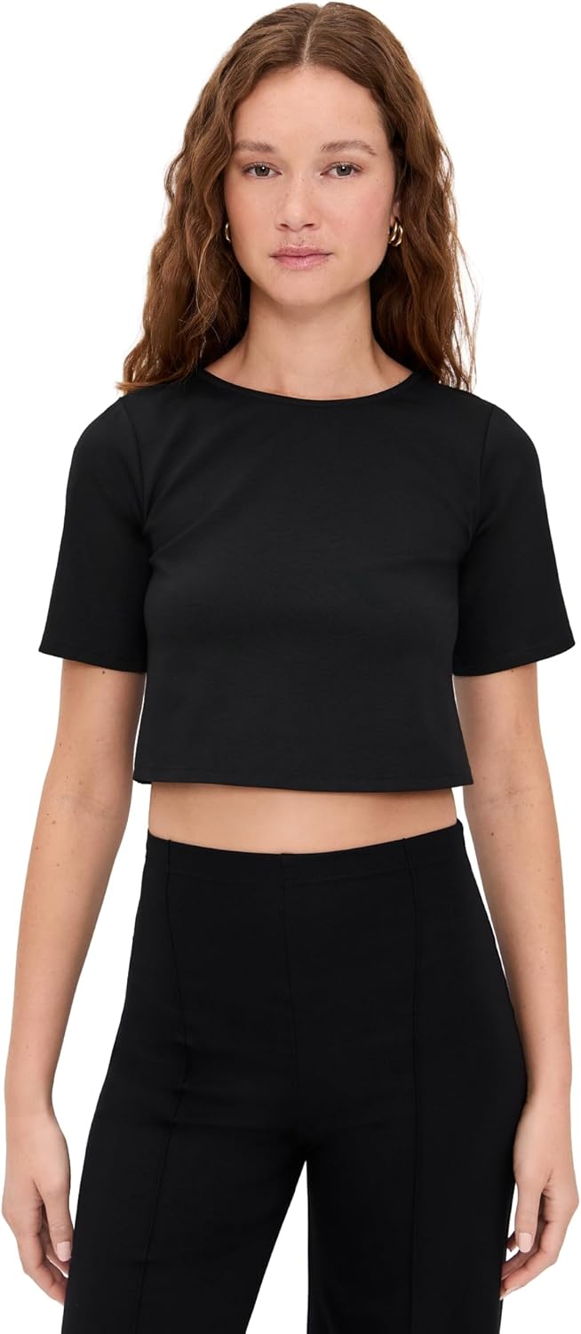 Ripley Rader Women's Ponte Knit Short Sleeve Top