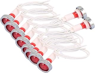 New Lon0167 10Pcs AC220V Featured Red Indicator Light reliable efficacy Pilot Signal Lamps w 19cm Cable(id:ac3 fc 0b 746)