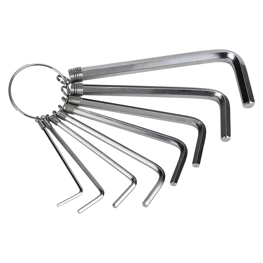 8 Pieces Allen Key Hex Keys Set Metric L-Shaped Allen Keys Long Allen Keys Hex Key Set(1.5/2/2.5/3/3.5/4/5/6mm)