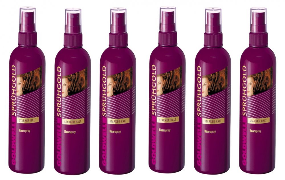 Goldwell Sprühgold ohne Treibgas extra stark 6 x 200 ml Haarspray